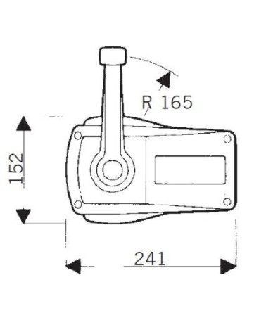 MANDO ULTRAFLEX B89 BLANCO