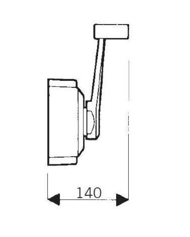 MANDO ULTRAFLEX B89 BLANCO