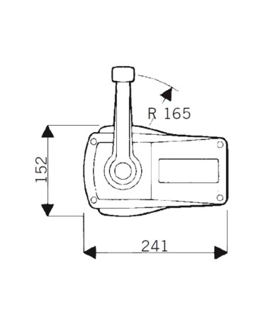 MANDO ULTRAFLEX B90 NEGRO