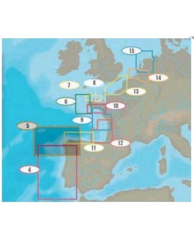 Cartografía C-MAP 4D MAX Local - Costas de Portugal