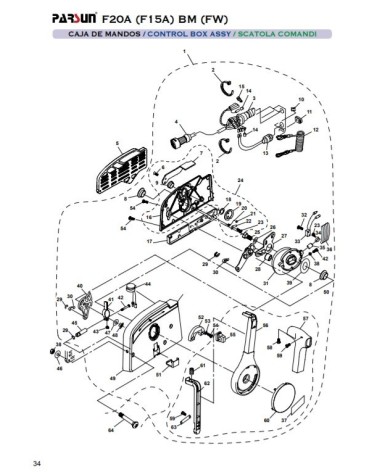 RECAMBIOS PARSUN F15A F20A-BM-FW