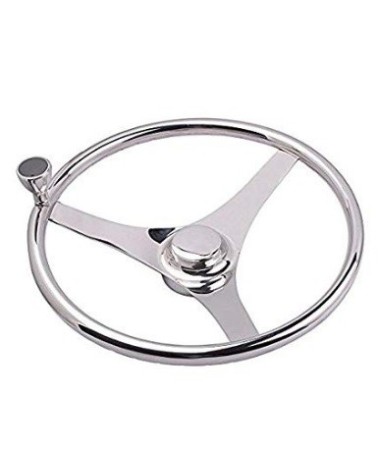 VOLANTE SPORT ACERO INOX.