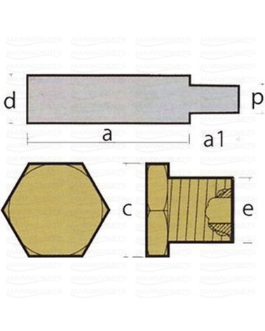 ANODO BUKH C/TAPON