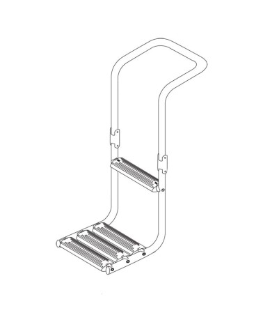 ESCALERA INMERSA EN PLATAFORMA