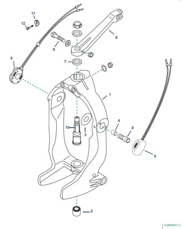 SOPORTE TRANSOM BRAVO ONE (I, II, III)